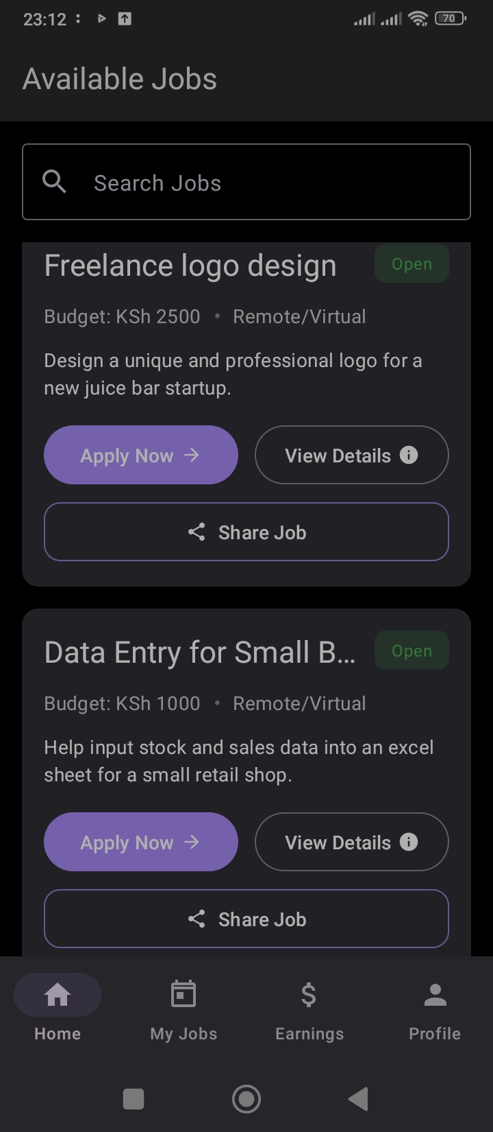 Iko Job App - Browse Available Tasks and Gigs in Kenya