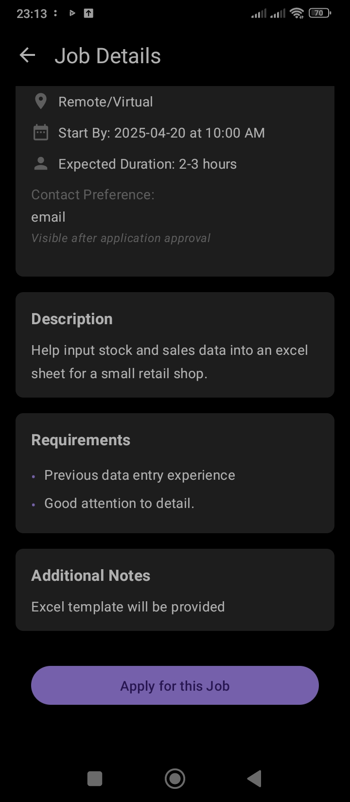 Iko Job App - Secure Payment System for Tasks